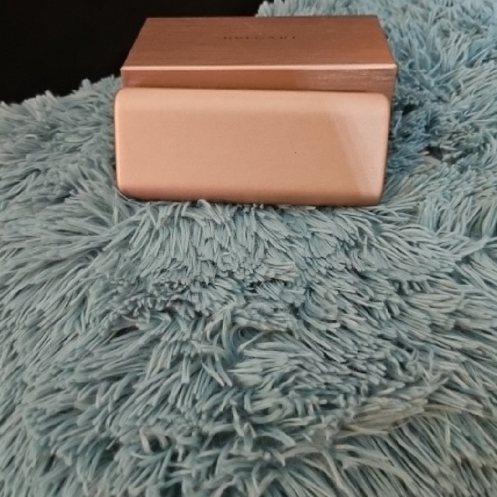 Bulgari Women's Glasses Case - Silver and Yellow W/ Box. EUC - Picture 3 of 4